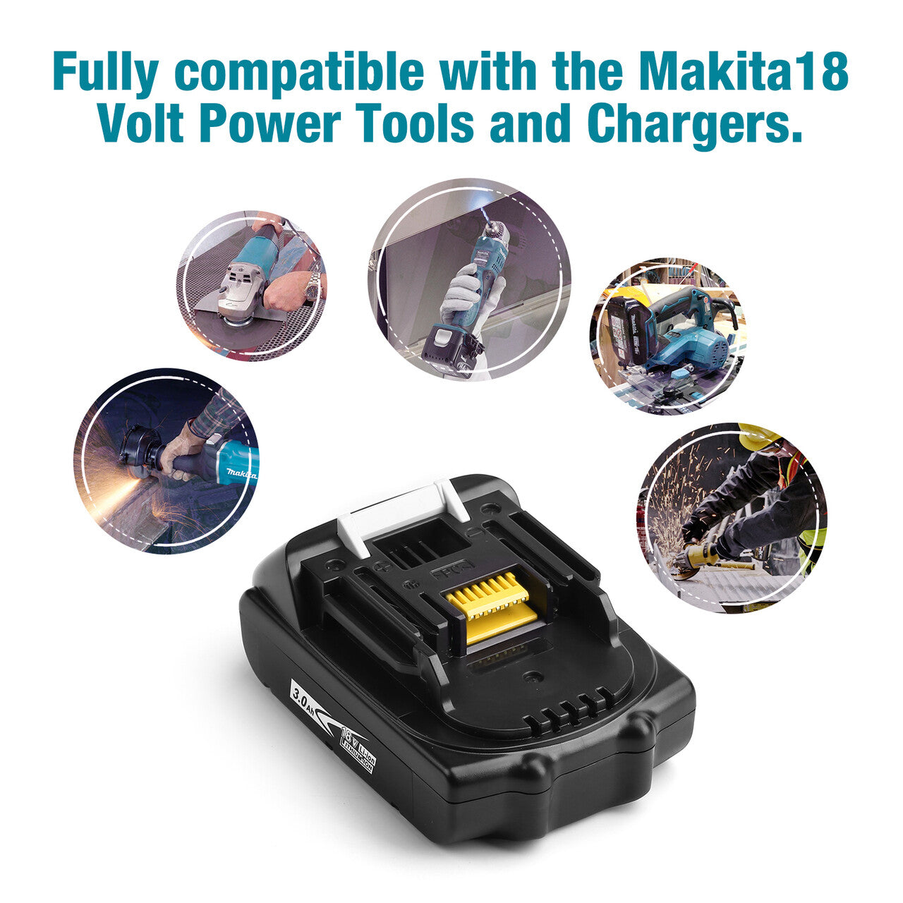 Makita 18V LXT 3.0Ah Battery (2 Pack) 