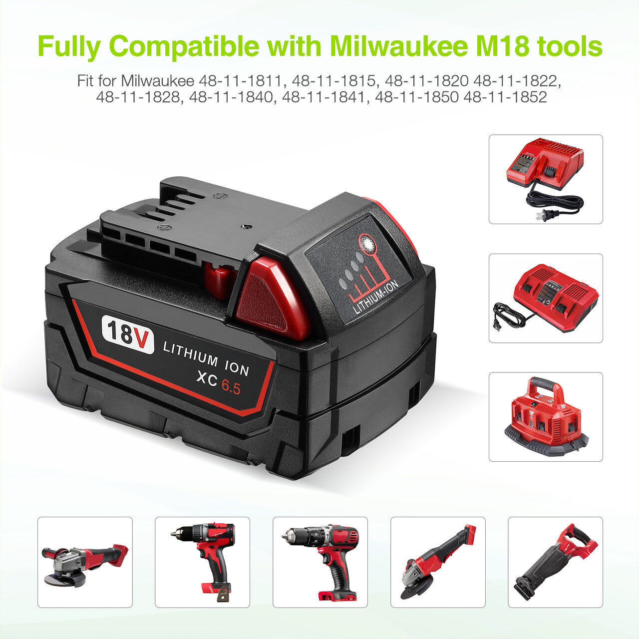 Milwaukee m18 extended battery sale