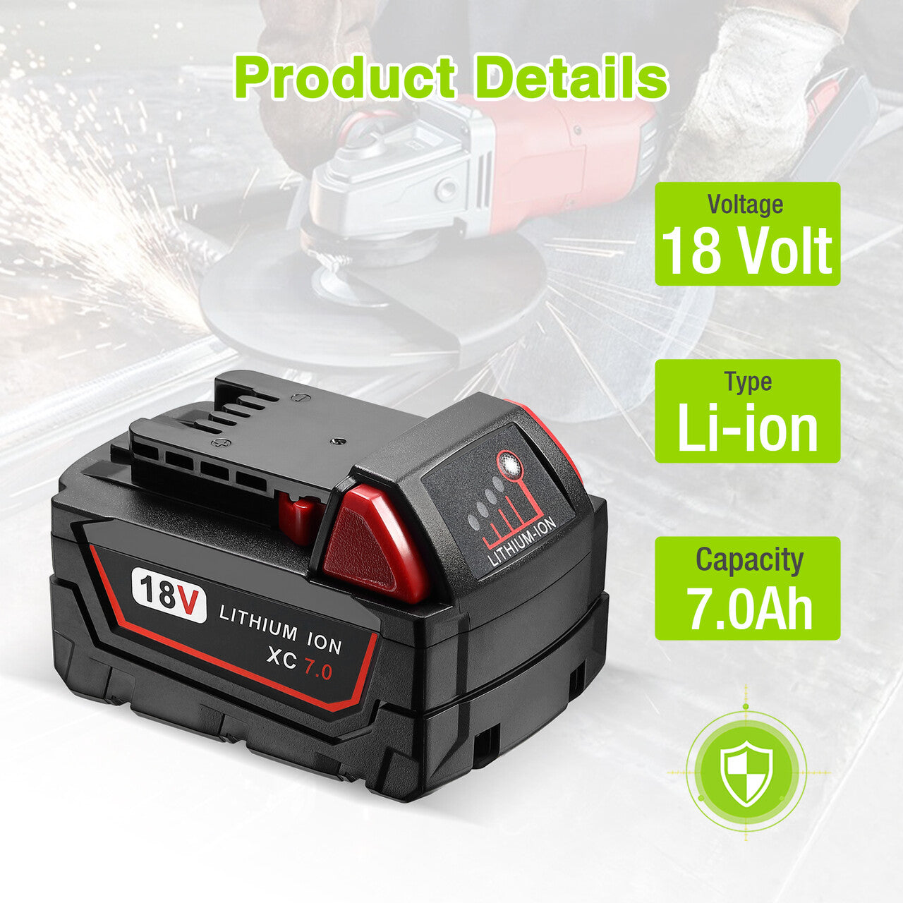 Milwaukee 18 discount volt 6.0 battery