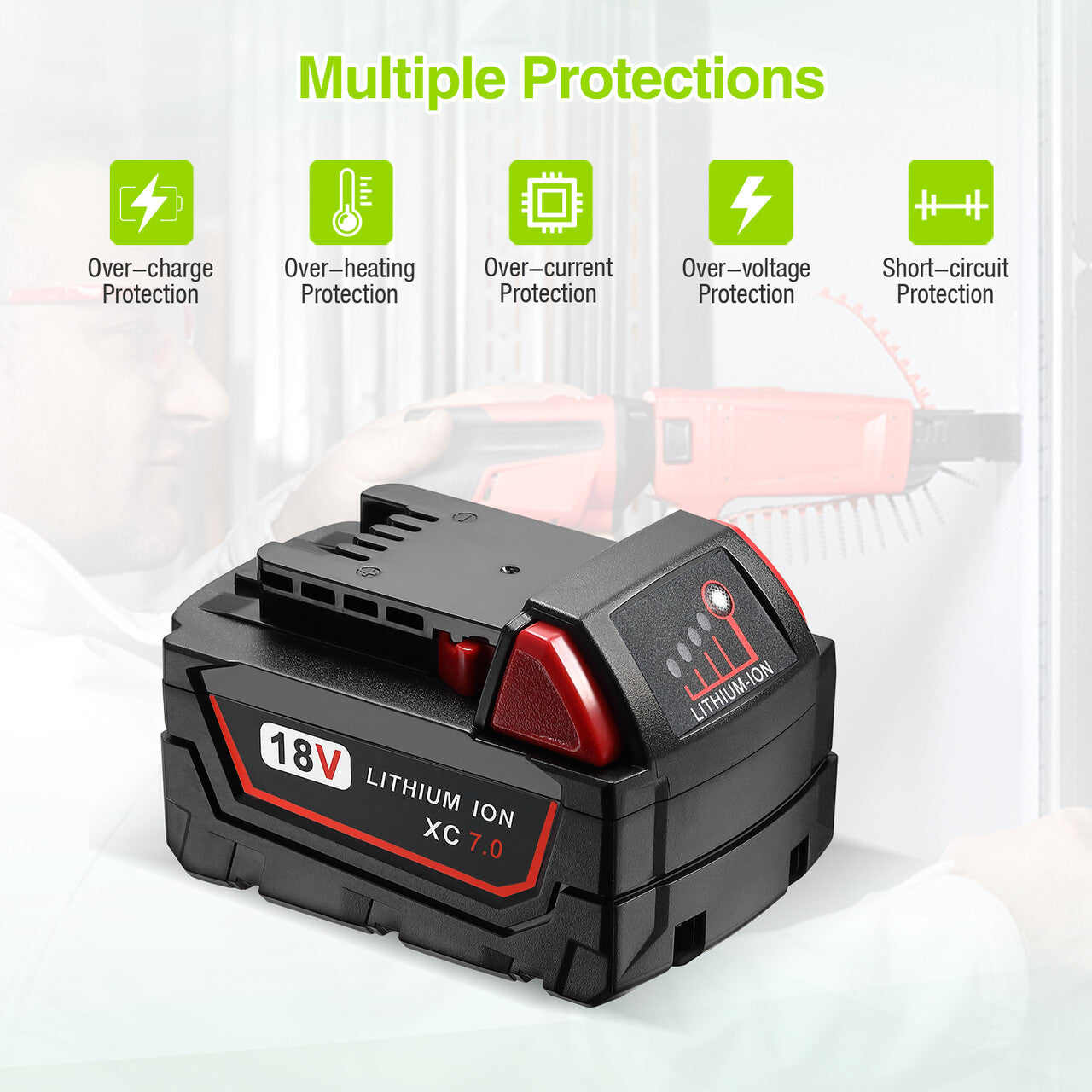 Milwaukee m18 best sale extended battery