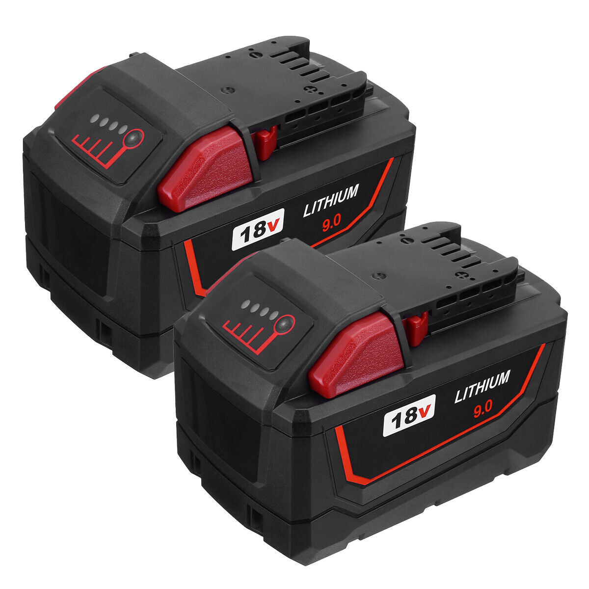 9.0Ah Lithium Replacement Battery For Milwaukee M18 Cordless Power Tools