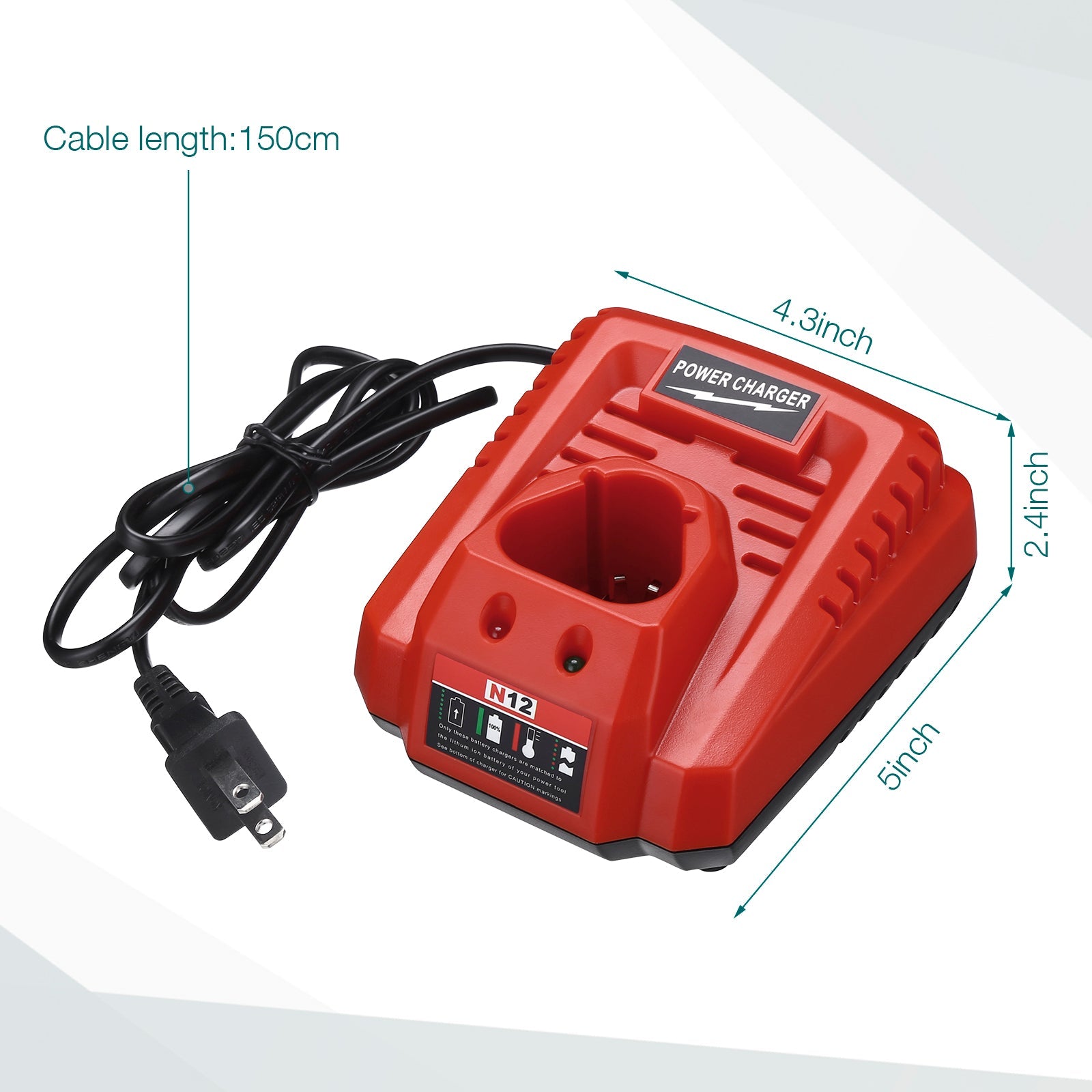 Milwaukee 12 volt online battery charger