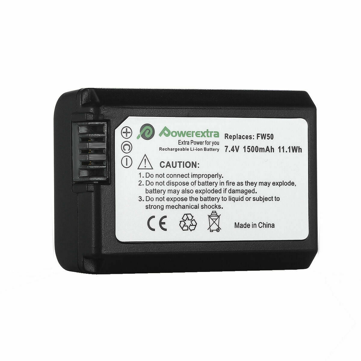 Replacement Battery and Charger for Sony NP-FW50 | Powerextra